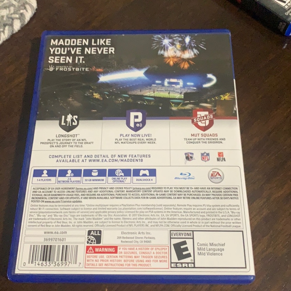 PS4 video game